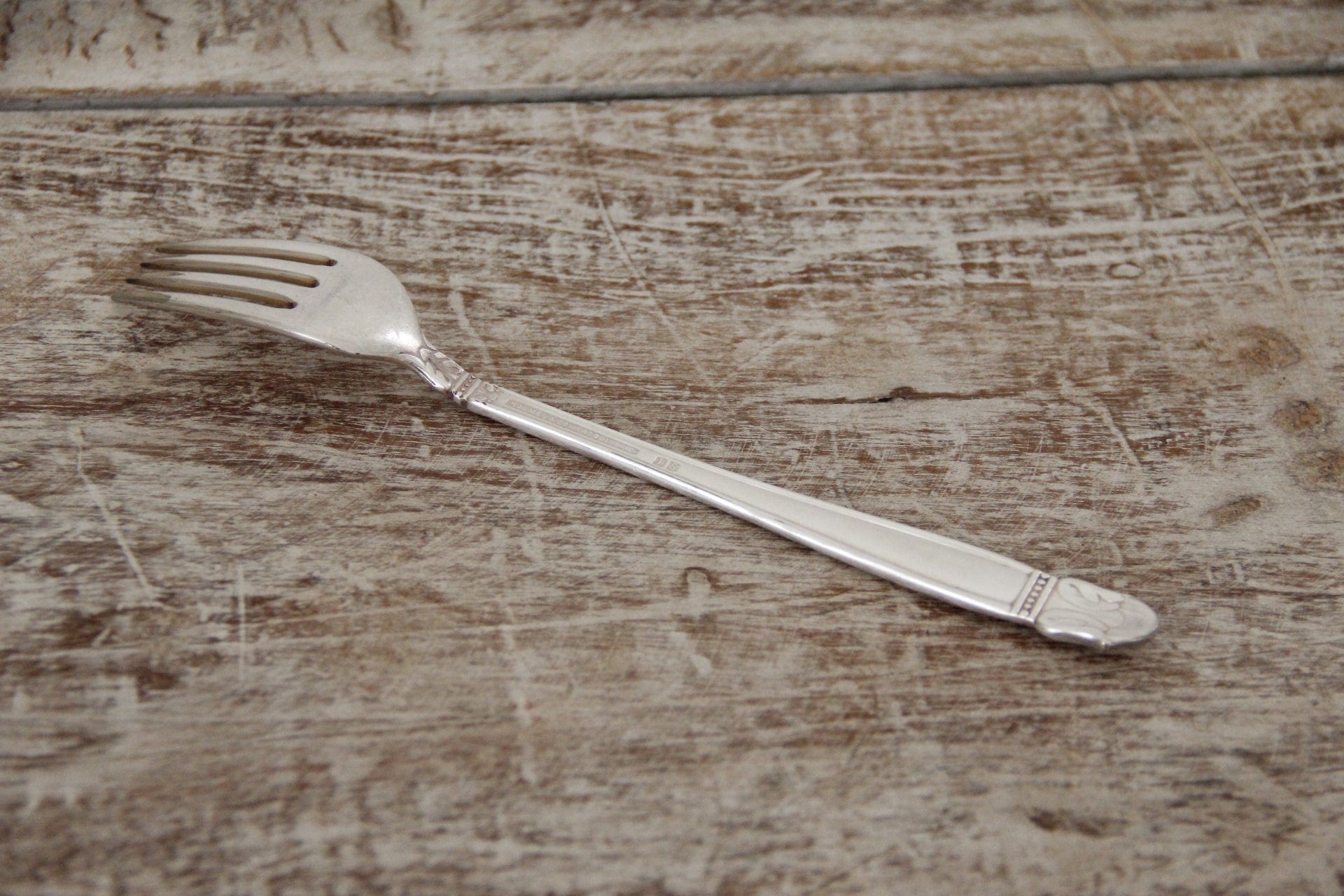 Antique Silver Dinner Fork | Danish Princess Pattern | Flatware 7 Pcs. - Debra Hall Lifestyle