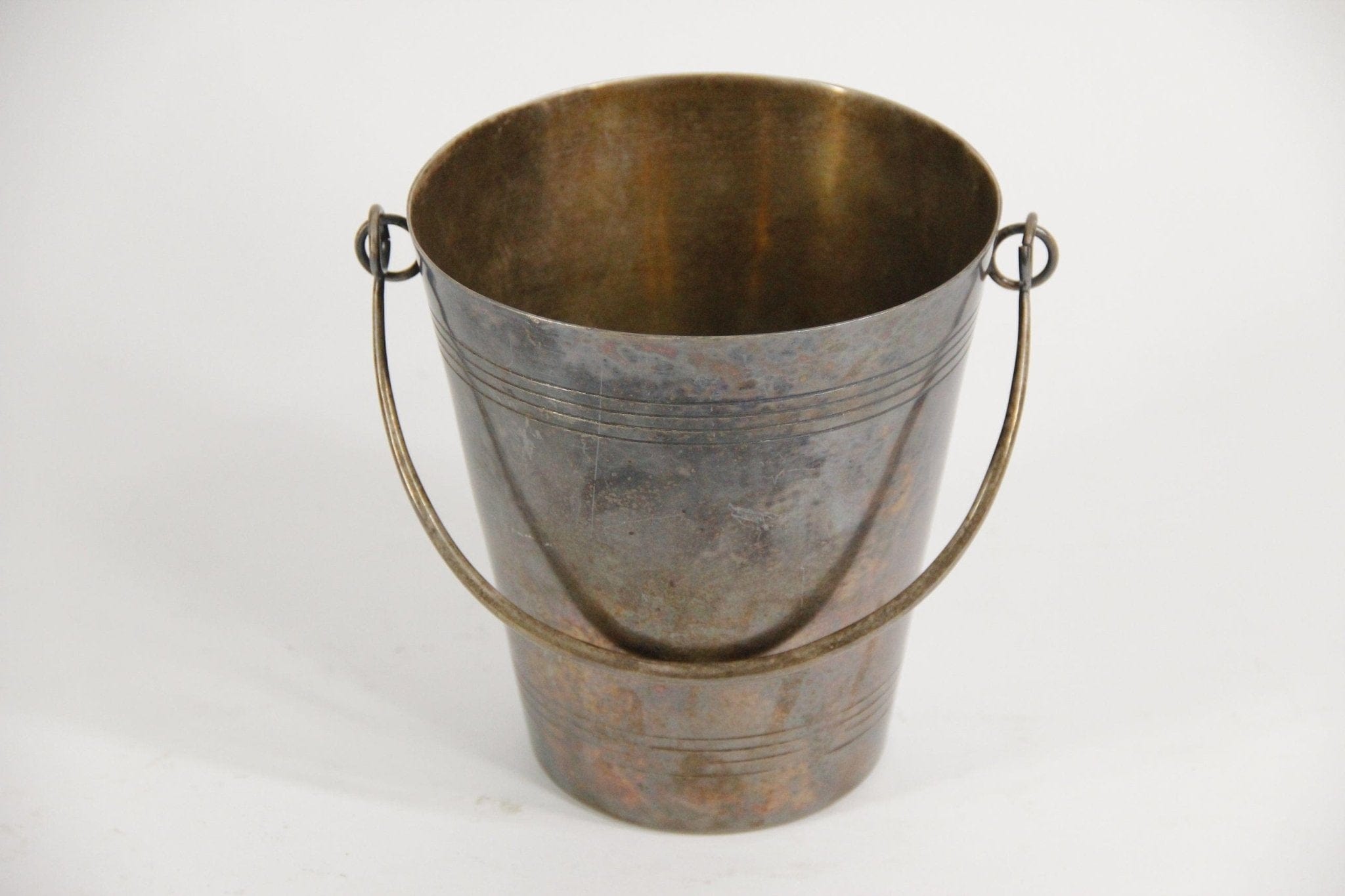 Antique Silver Ice Bucket | Wine Cooler | Barware Bucket - Debra Hall Lifestyle