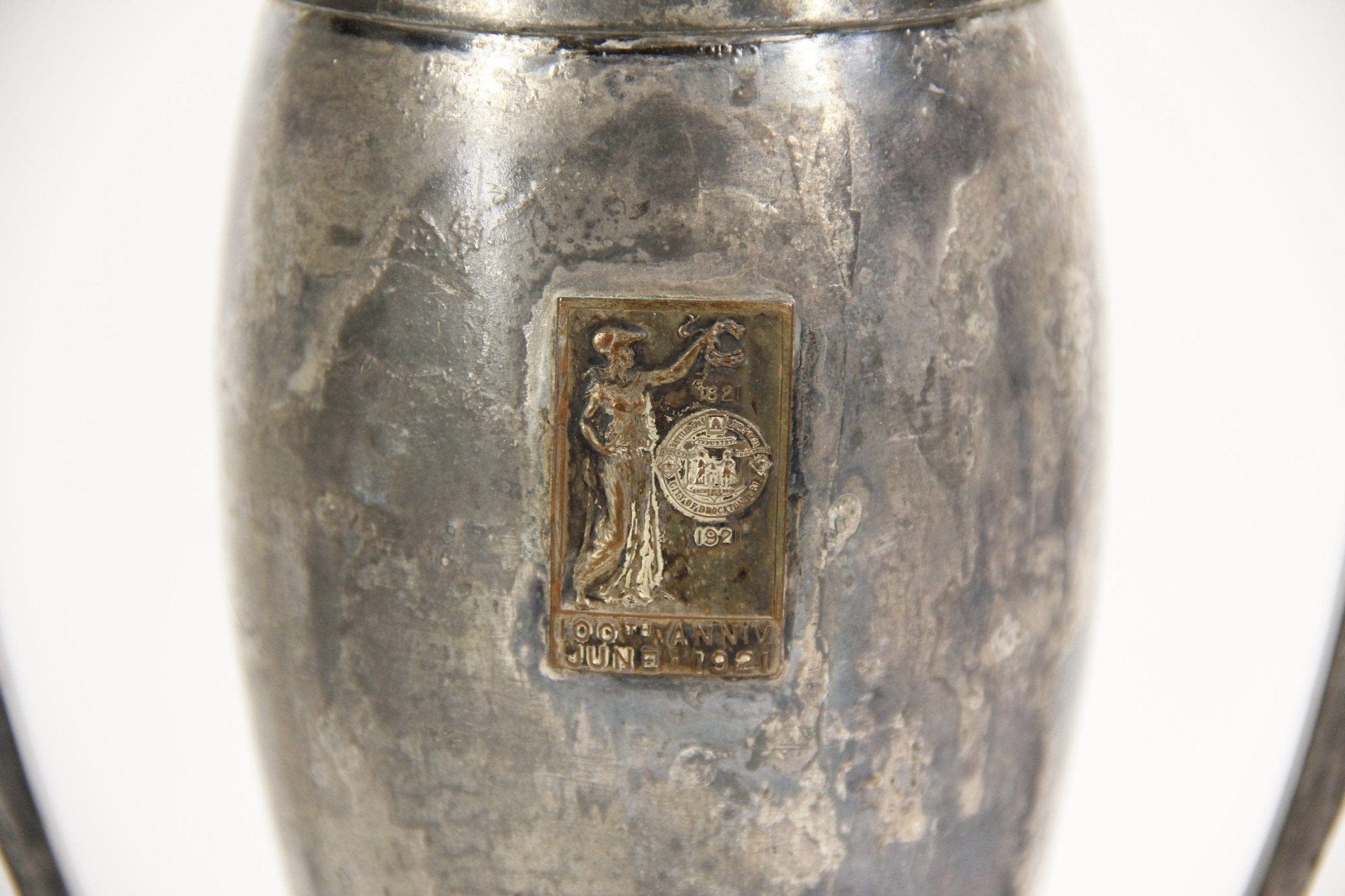 Antique Silver Plated Trophy | 1921 Loving Cup - Debra Hall Lifestyle