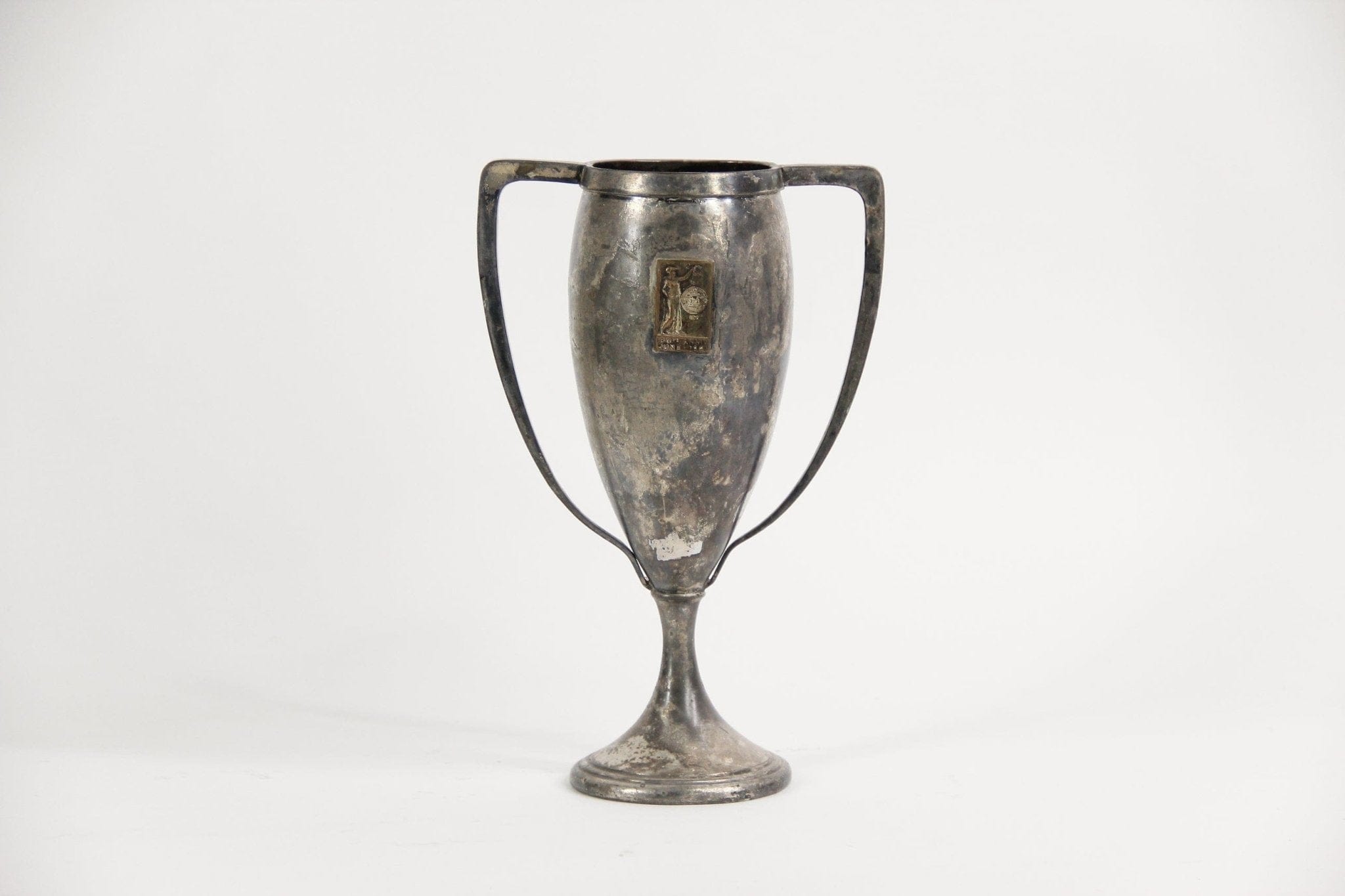 Antique Silver Plated Trophy | 1921 Loving Cup - Debra Hall Lifestyle