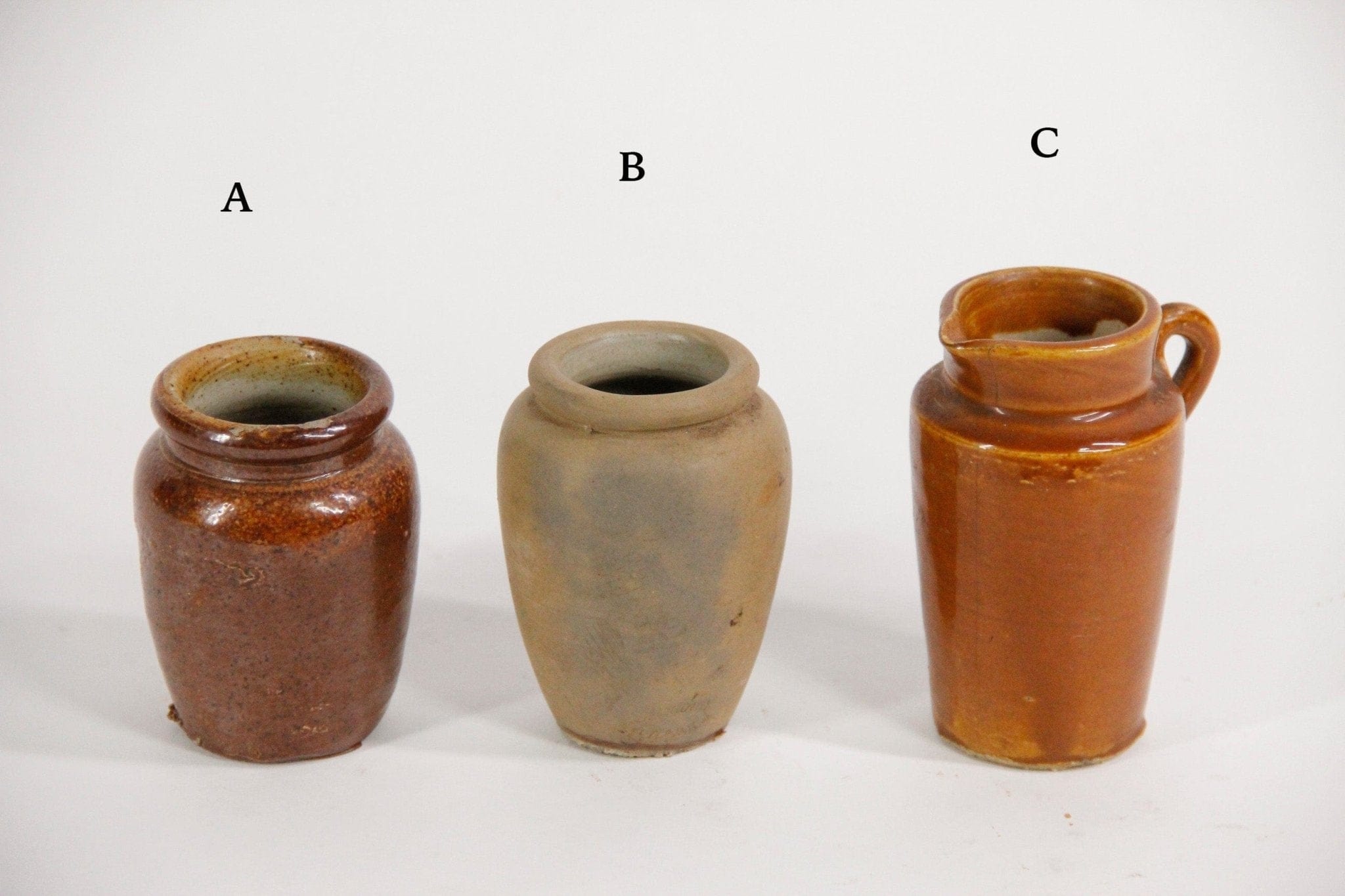 Antique Stoneware Cream Pot| English Pot - Debra Hall Lifestyle