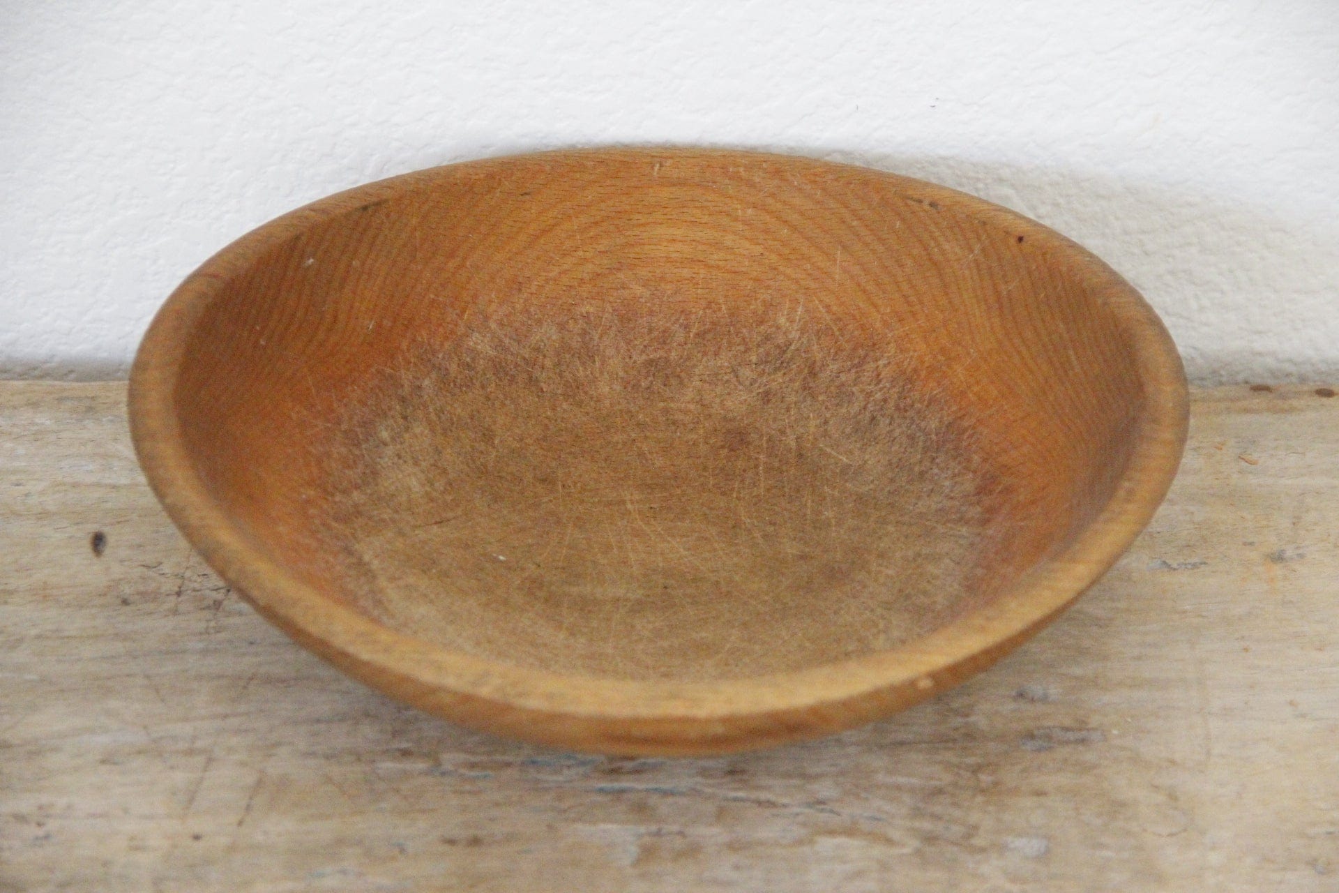 Antique Wood Dough Bowl | Hand-Turned - Debra Hall Lifestyle