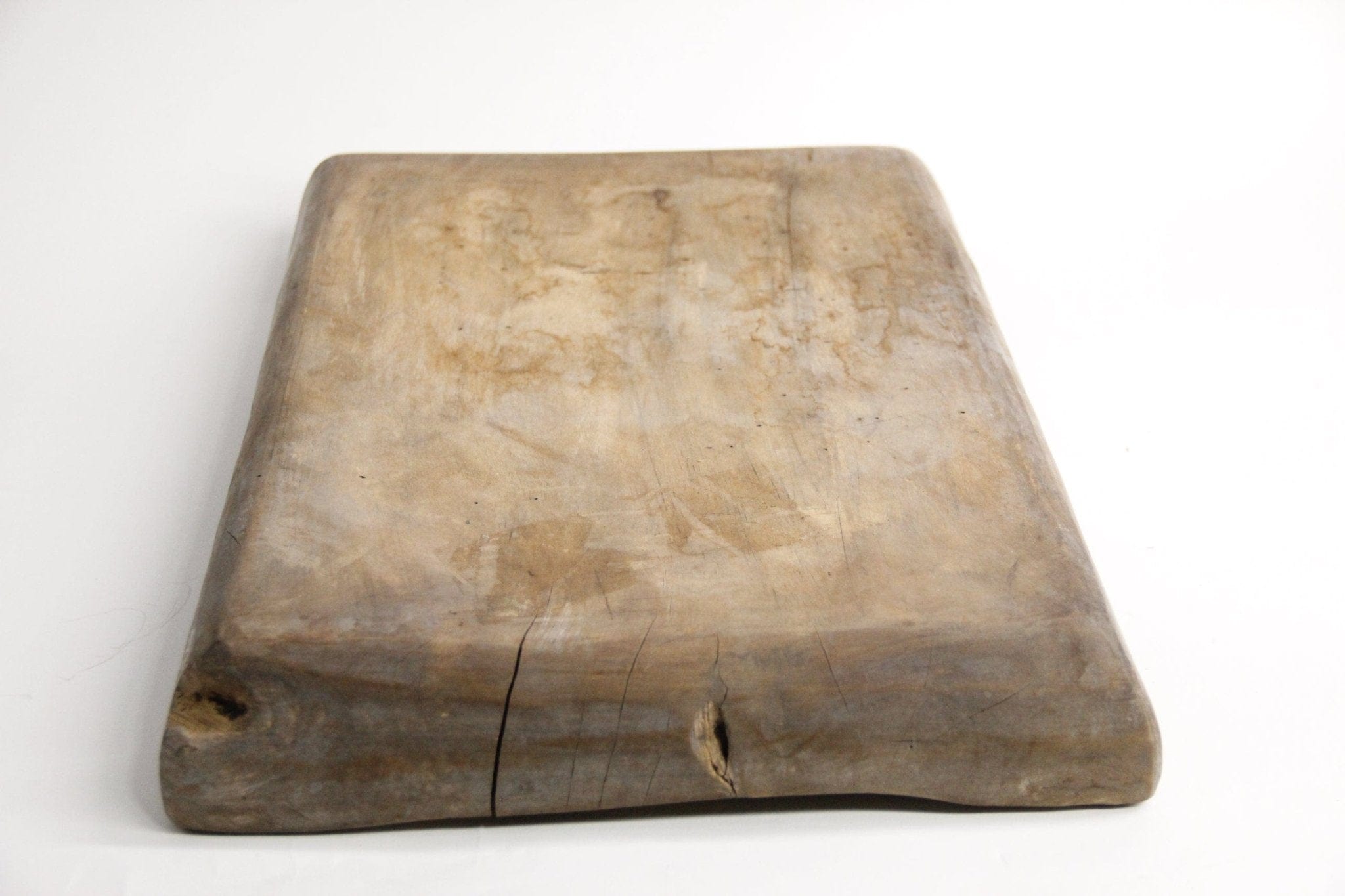 Antique Wood Tray | Large Wood Plate - Debra Hall Lifestyle
