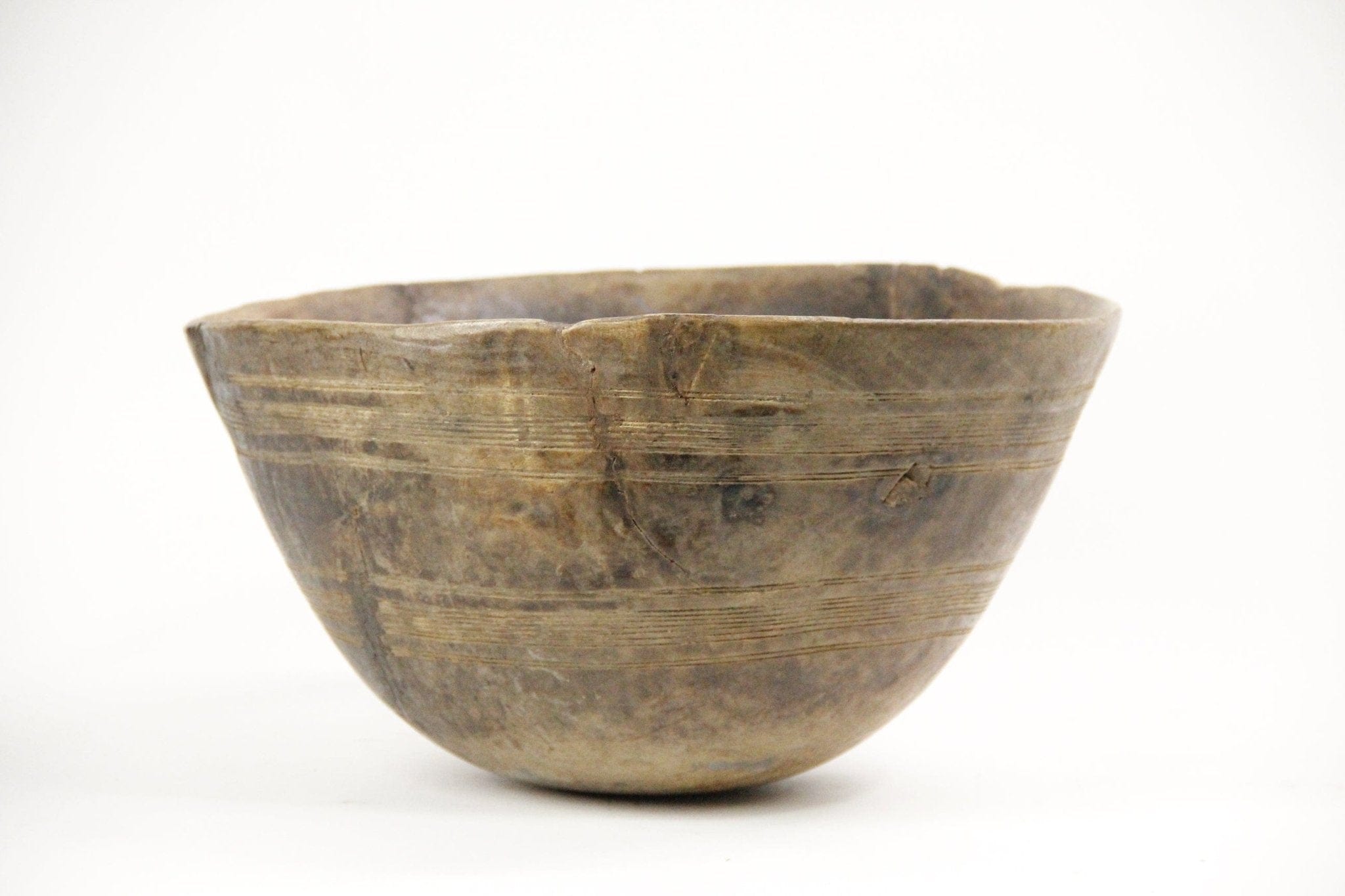 Antique Wooden Bowl | Fulani - Debra Hall Lifestyle