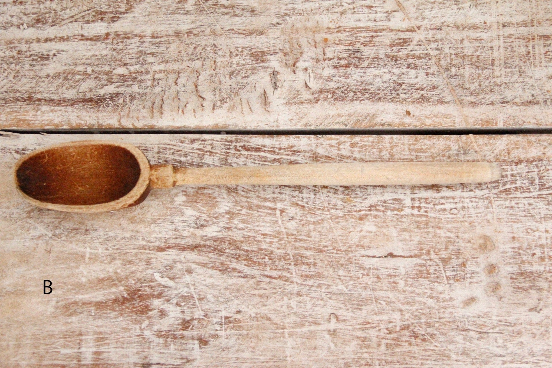 Antique Wooden Spoon | 19th Century - Debra Hall Lifestyle