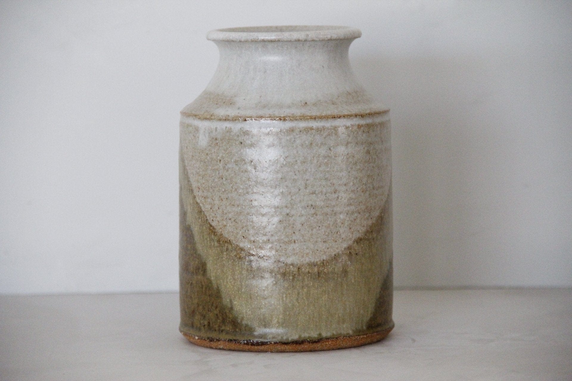Art Studio Pottery Vase | Neutral Vessel - Debra Hall Lifestyle