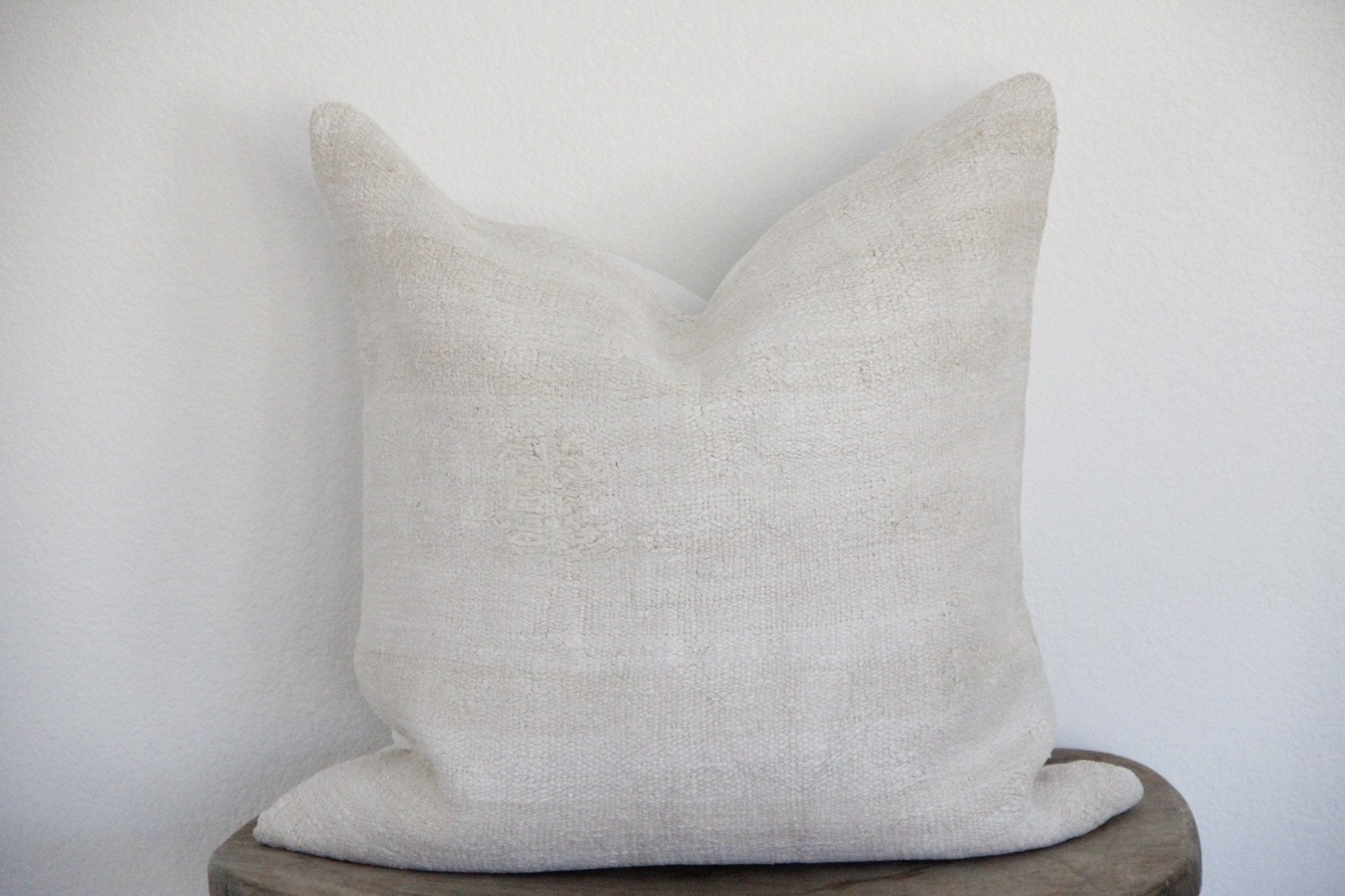 Berber Hemp Pillow | Vintage Organic Textile - Debra Hall Lifestyle