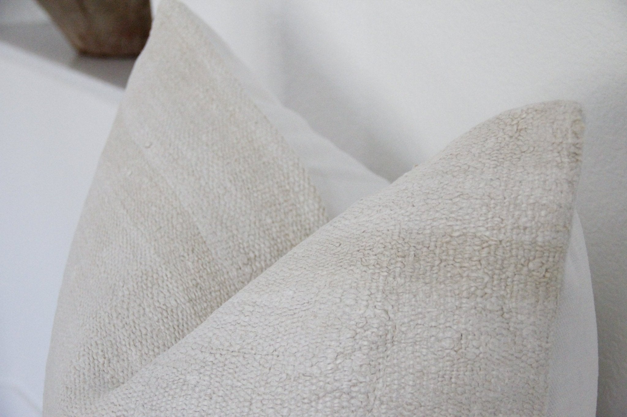Berber Hemp Pillow | Vintage Organic Textile - Debra Hall Lifestyle