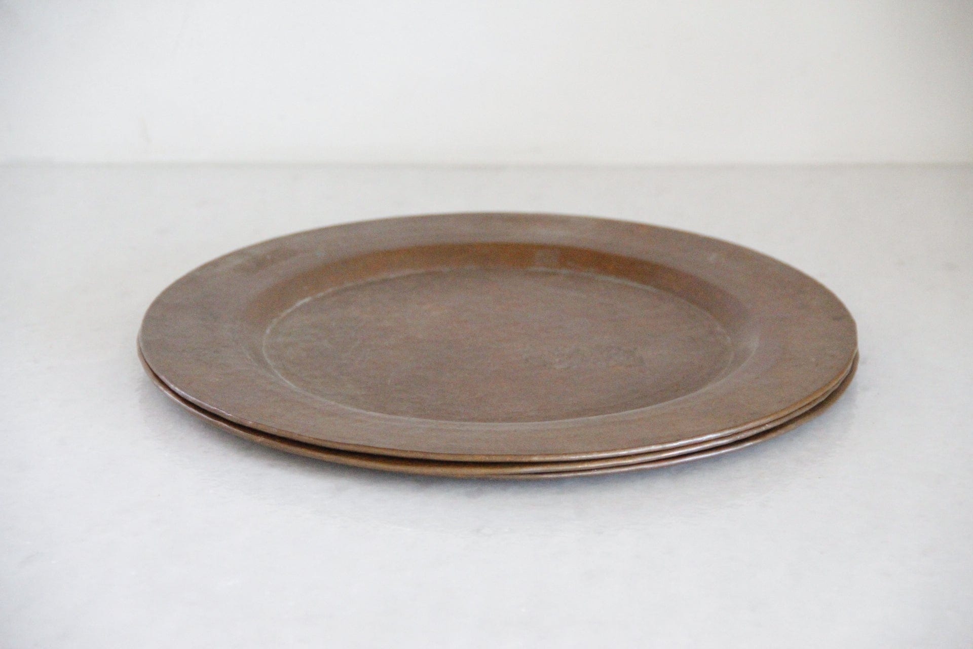 Hammered Copper Charger Plates | 3 Pcs. - Debra Hall Lifestyle