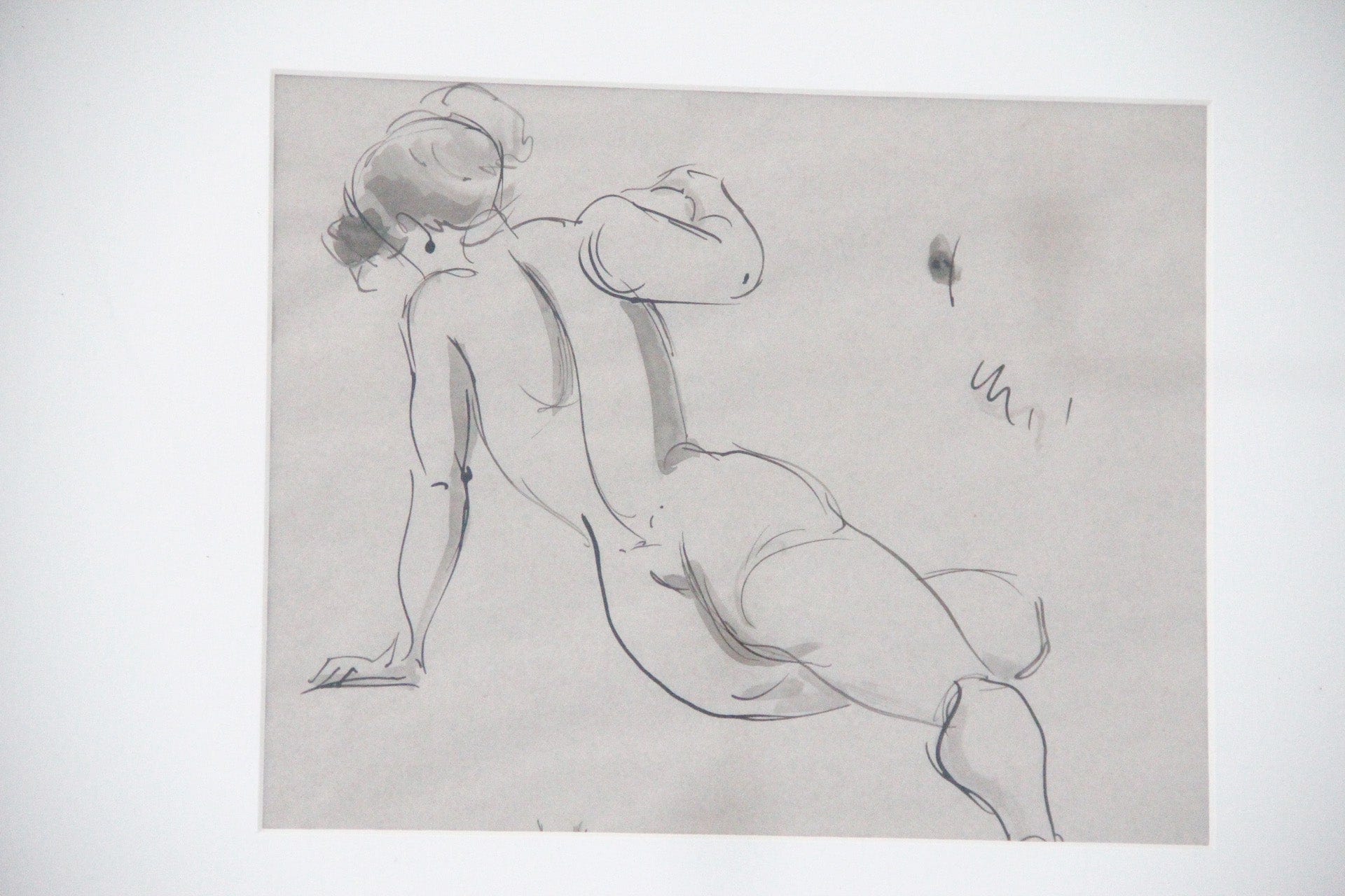 Original Figure Study Framed | Pen and Ink Wall Art - Debra Hall Lifestyle