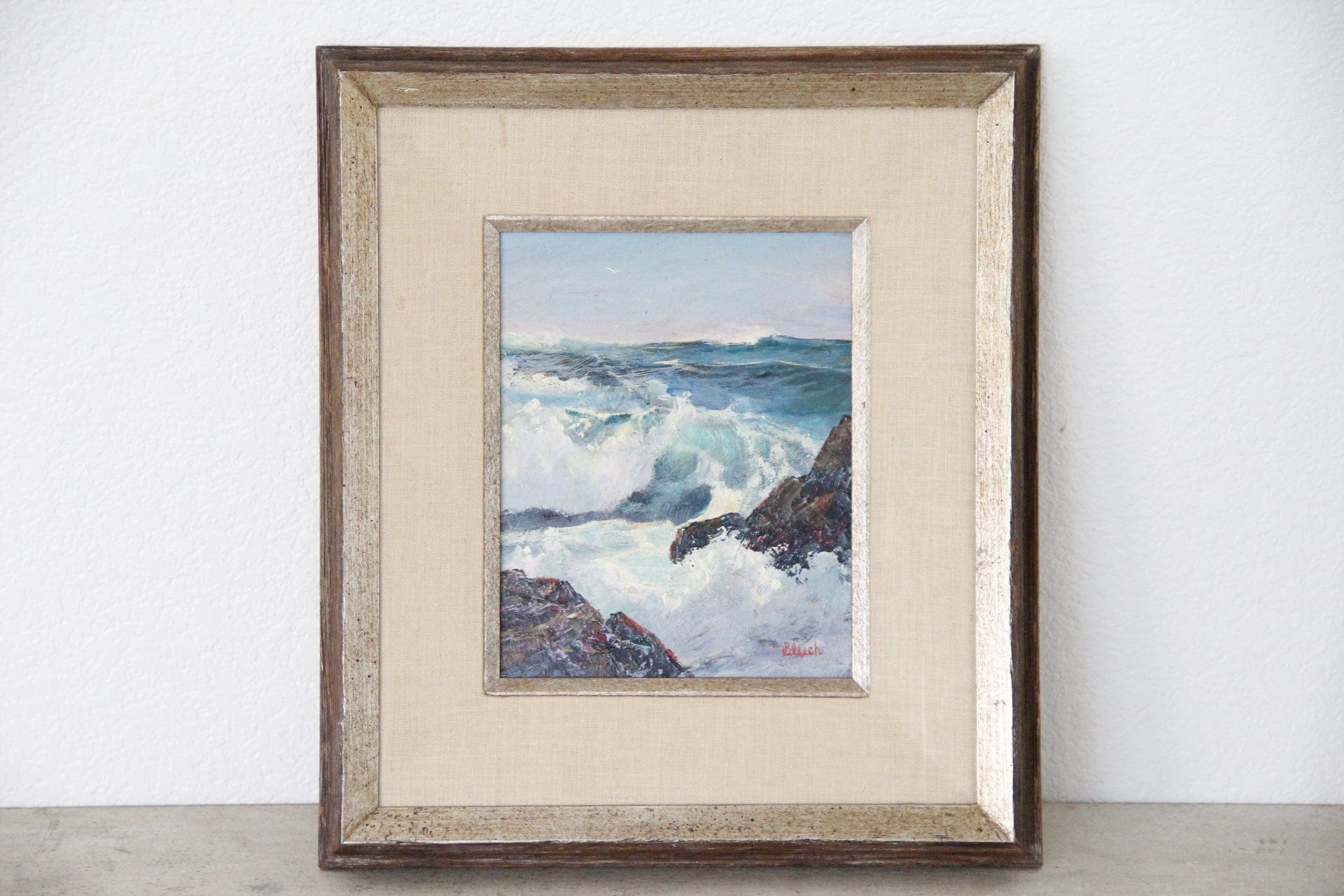 Seascape Oil Painting | Carmel | Signed Dated - Debra Hall Lifestyle