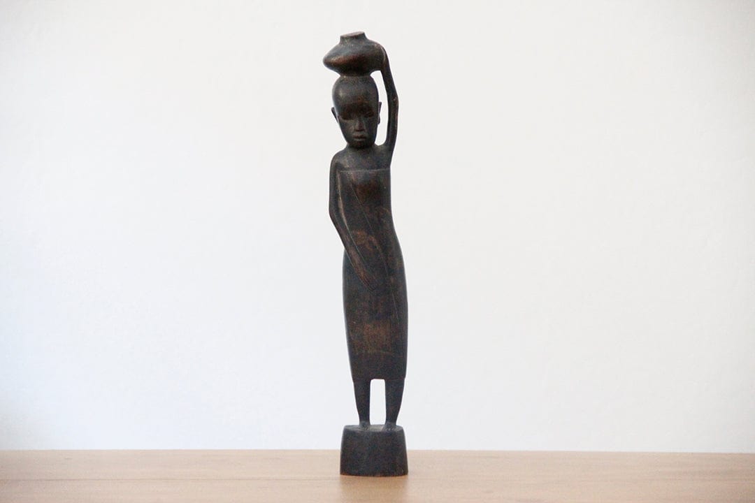 Tribal Wood Figure | Hand Carved - Debra Hall Lifestyle