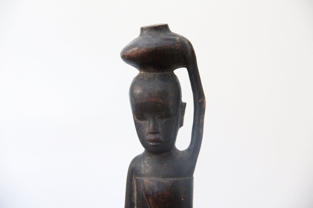Tribal Wood Figure | Hand Carved - Debra Hall Lifestyle