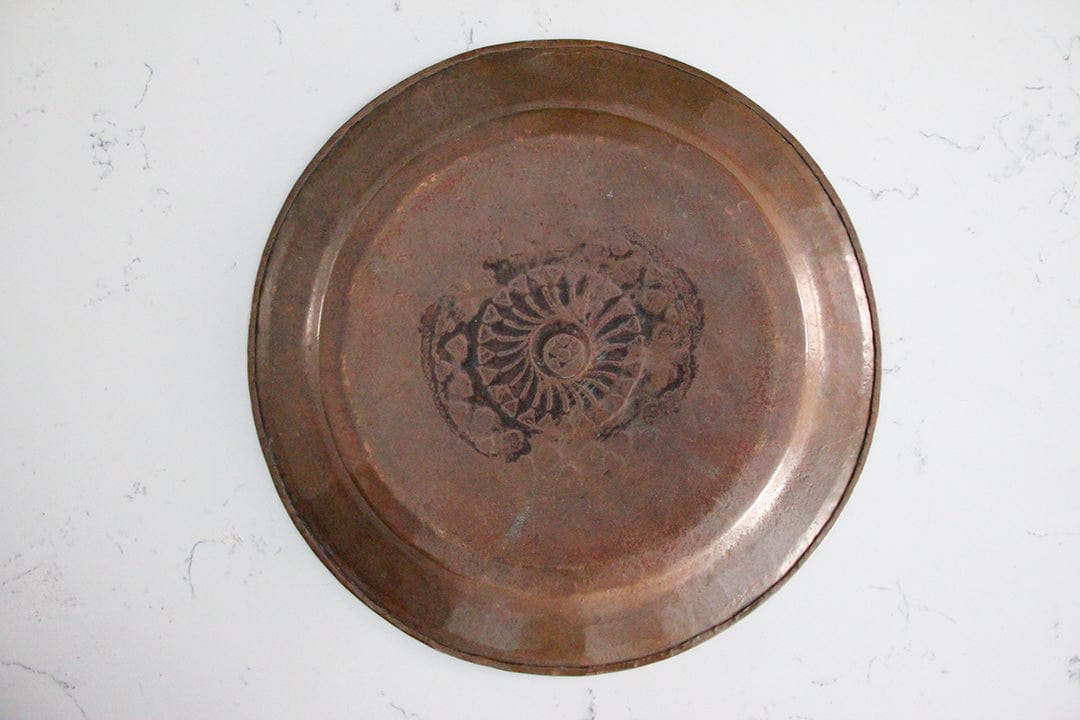 Vintage Copper Serving Tray | Morocco - Debra Hall Lifestyle