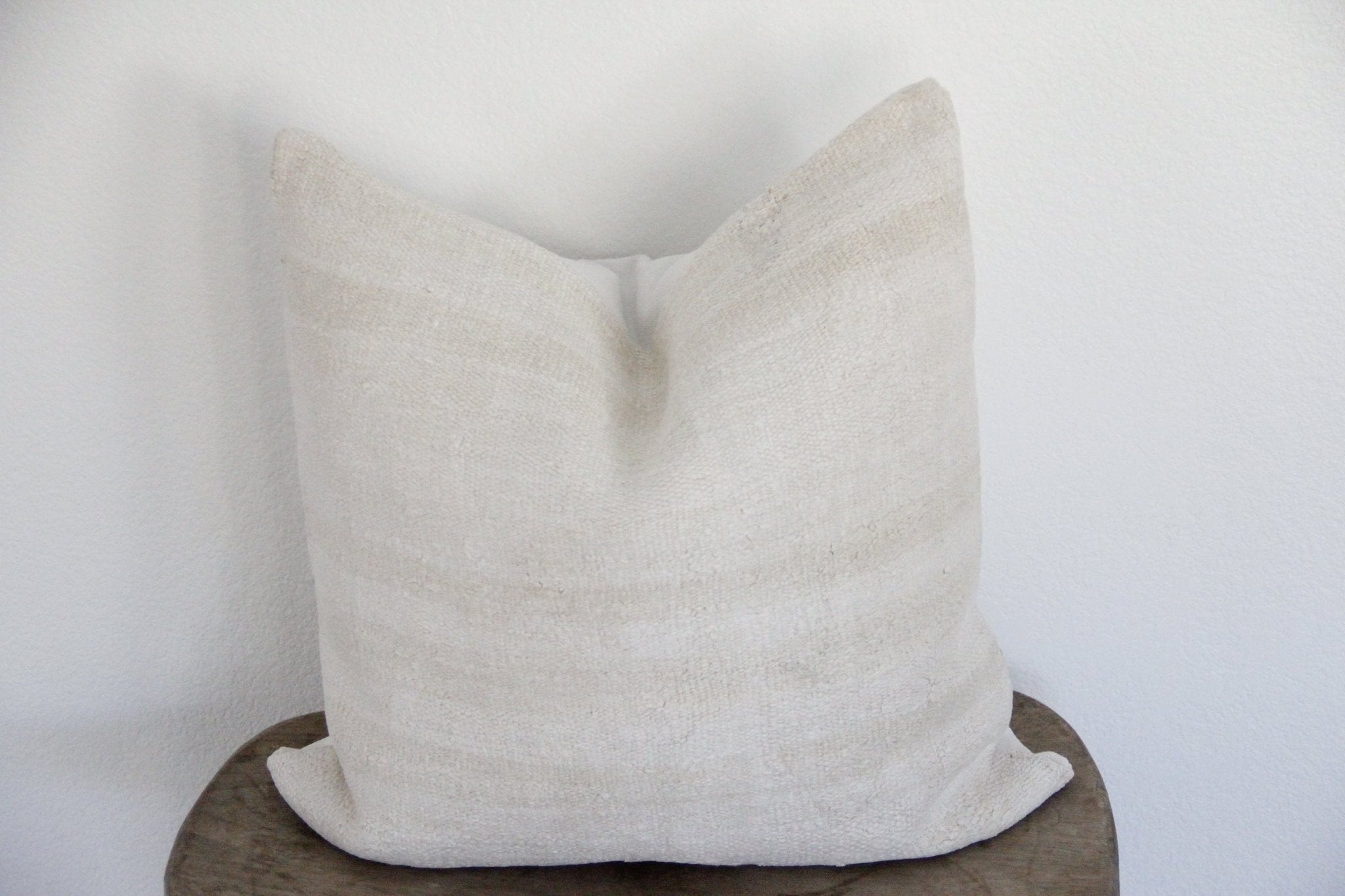 Vintage Fabric Pillow | Berber Hemp - Debra Hall Lifestyle