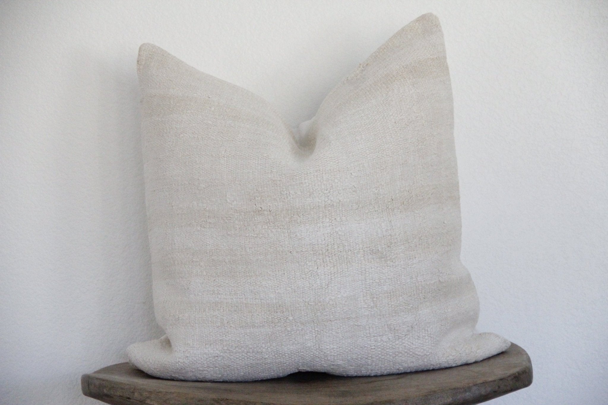 Vintage Fabric Pillow | Berber Hemp - Debra Hall Lifestyle