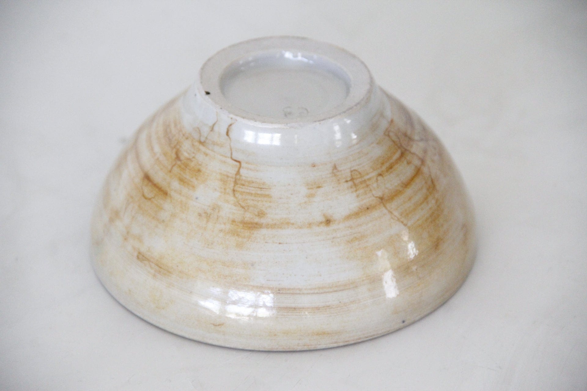 Vintage Glazed Pottery Bowl | Art Studio - Debra Hall Lifestyle