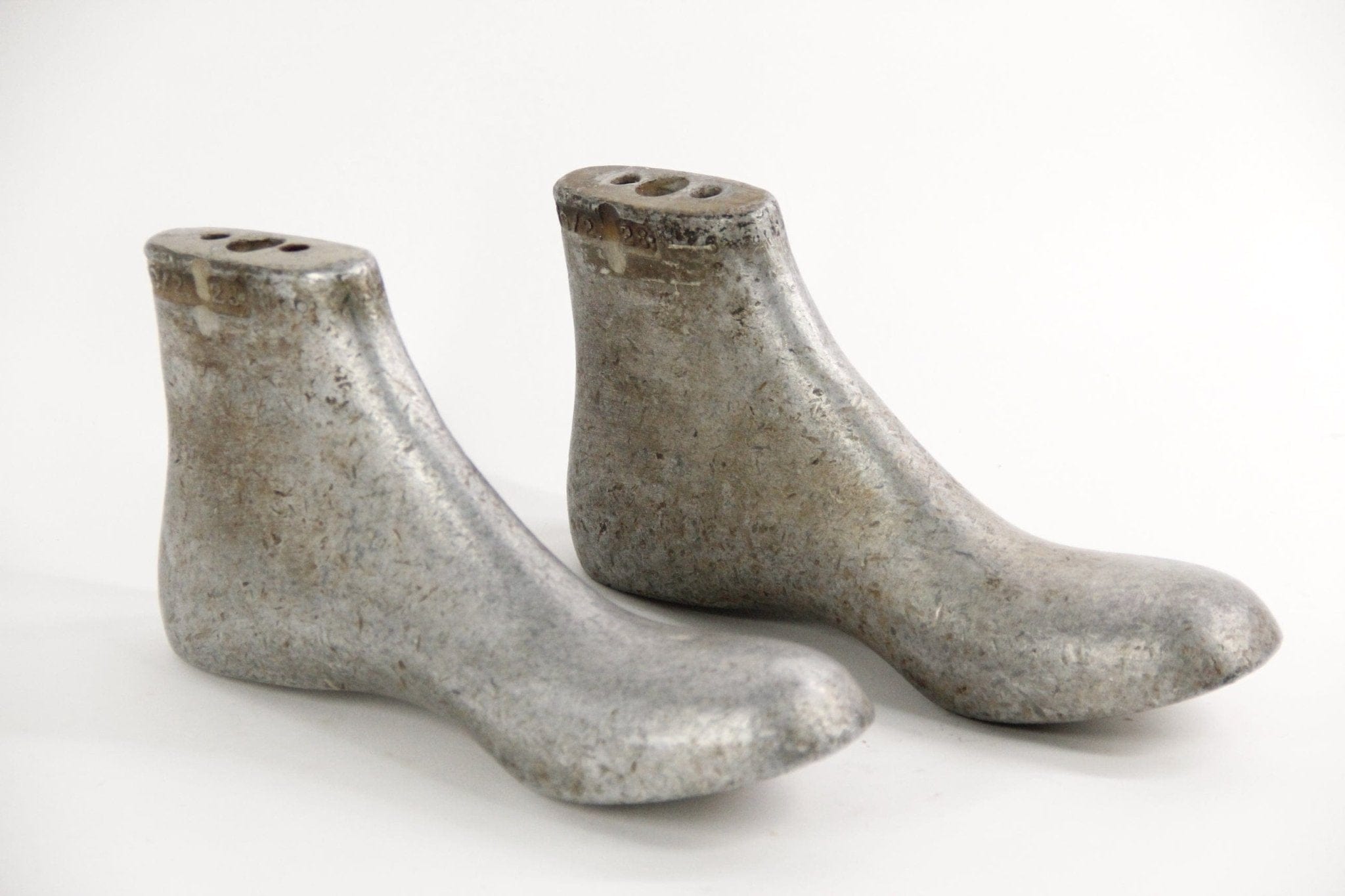 Vintage Metal Shoe Form Mold | Industrial - Debra Hall Lifestyle