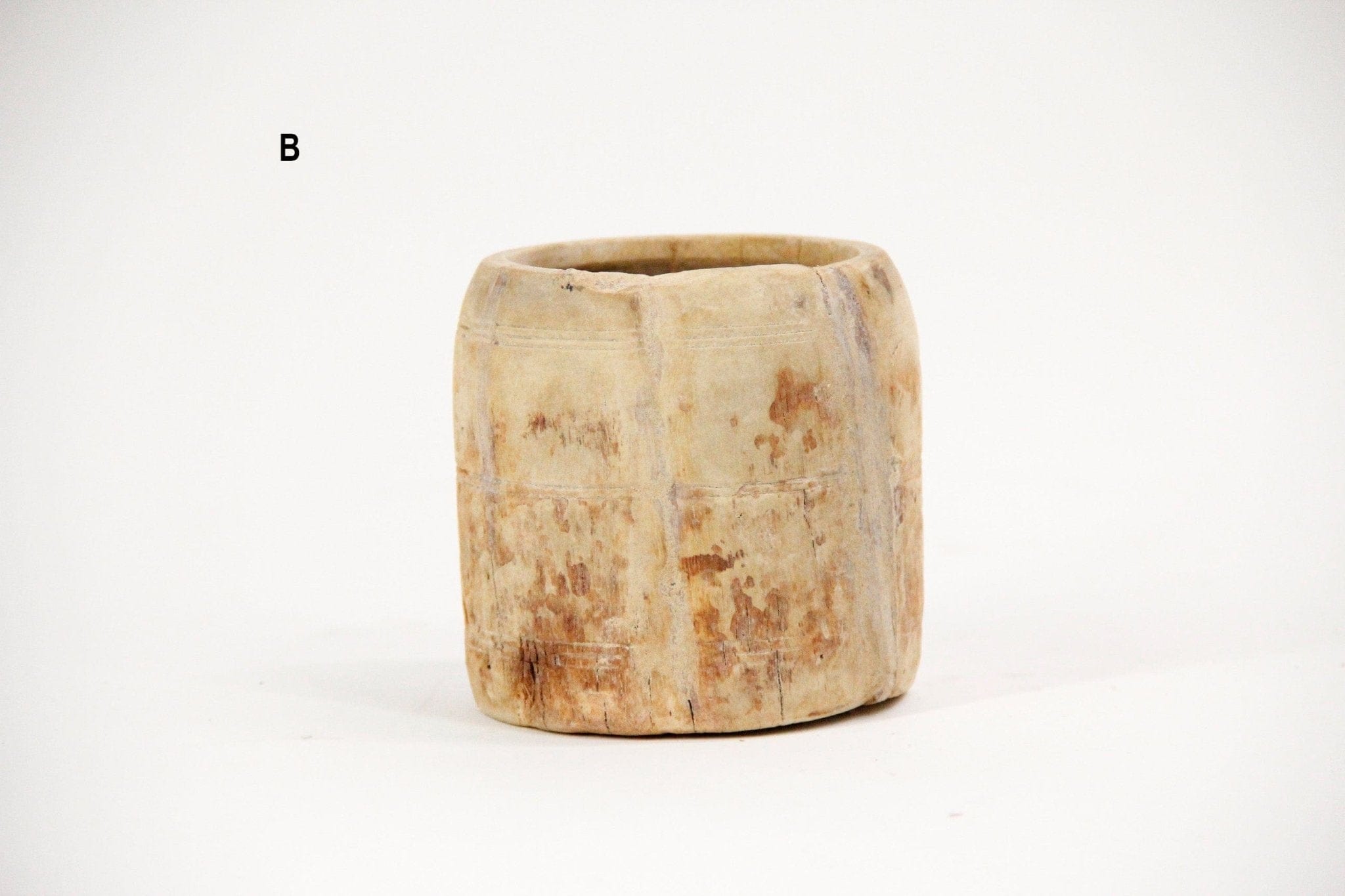 Vintage Natural Wooden Honey Pot - Debra Hall Lifestyle