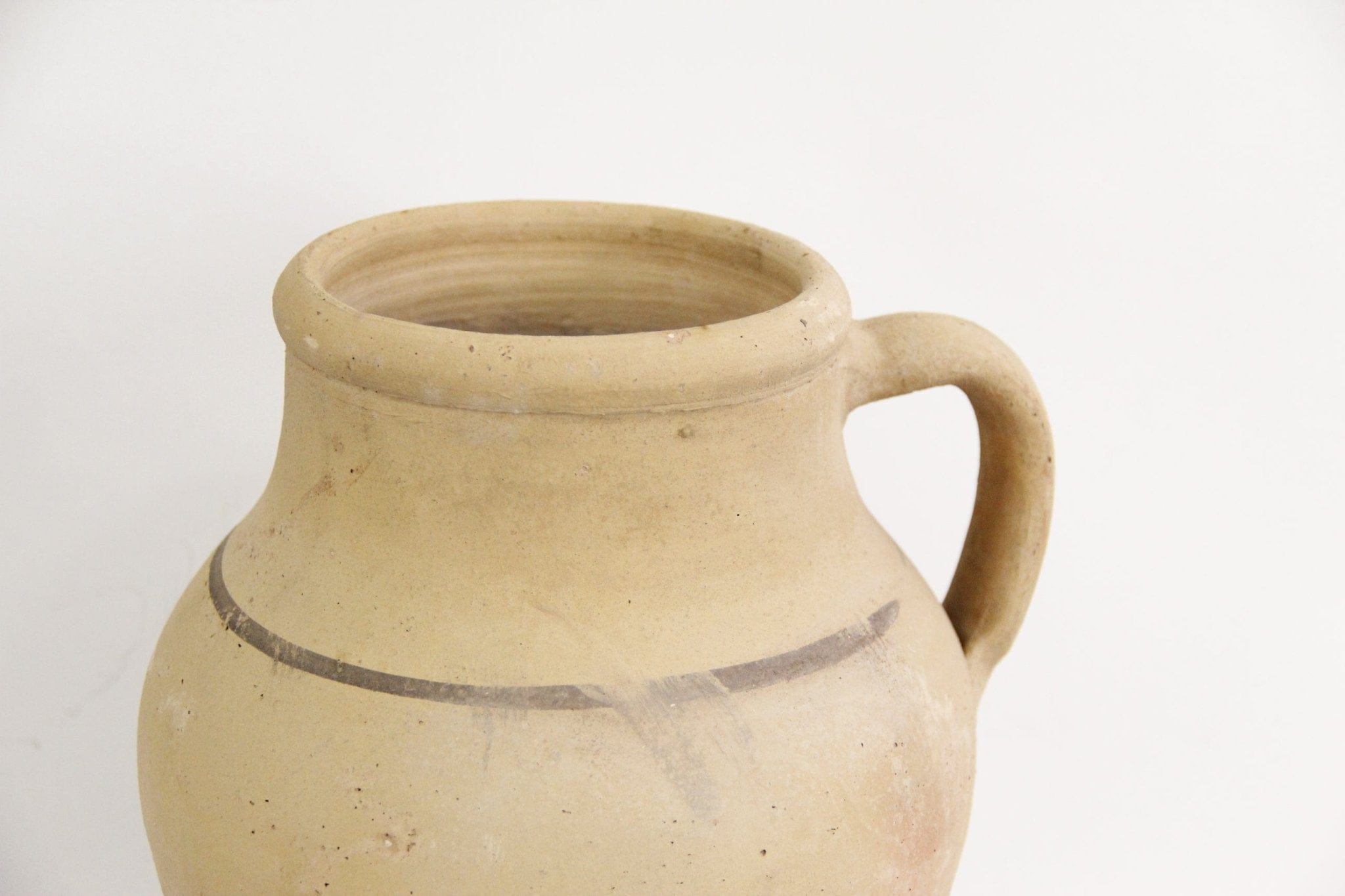 Vintage Olive Jar | Anatolia Earthenware Pot - Debra Hall Lifestyle