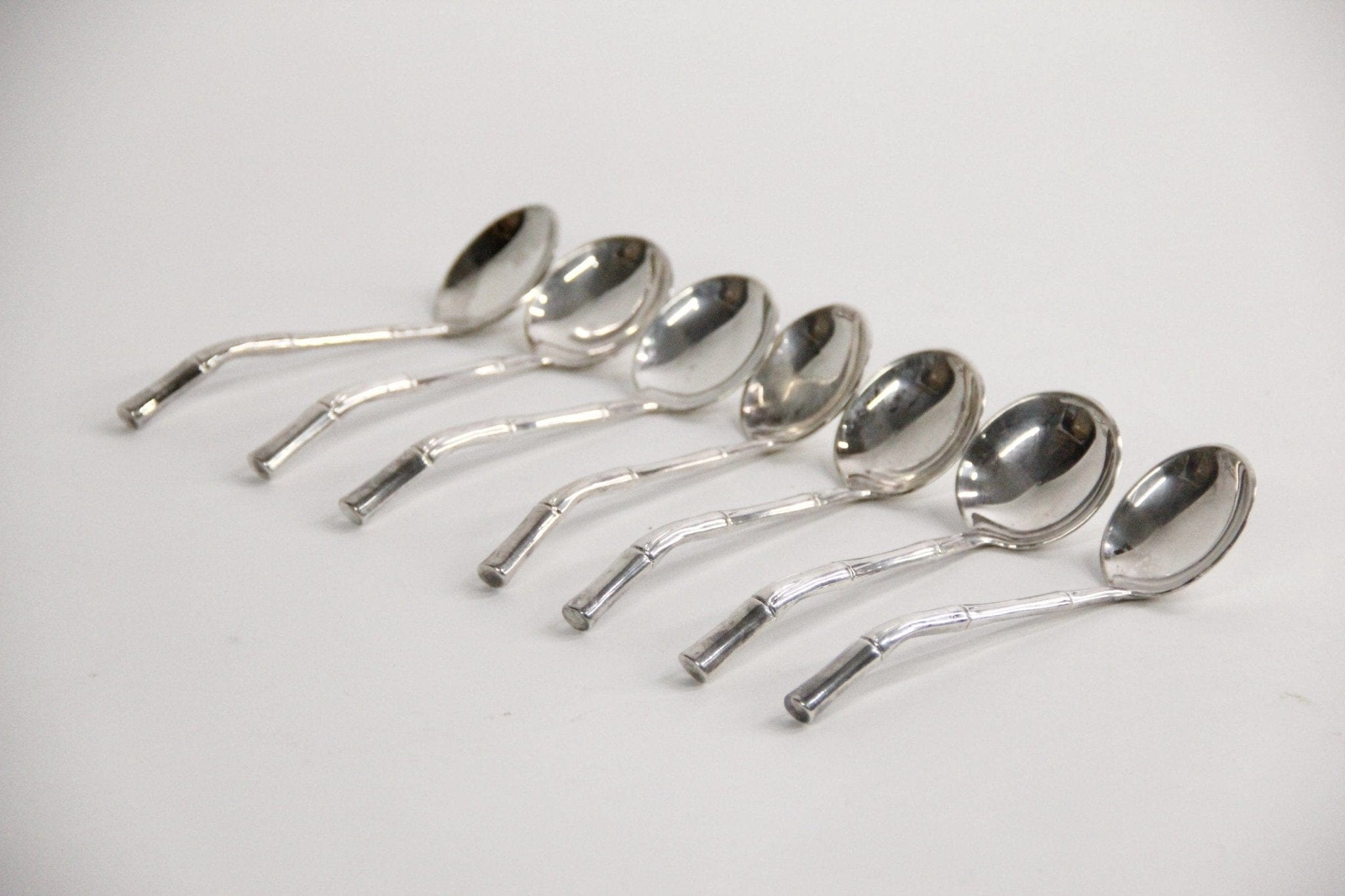Vintage Silver Flatware Bouillon Spoons | France - Debra Hall Lifestyle