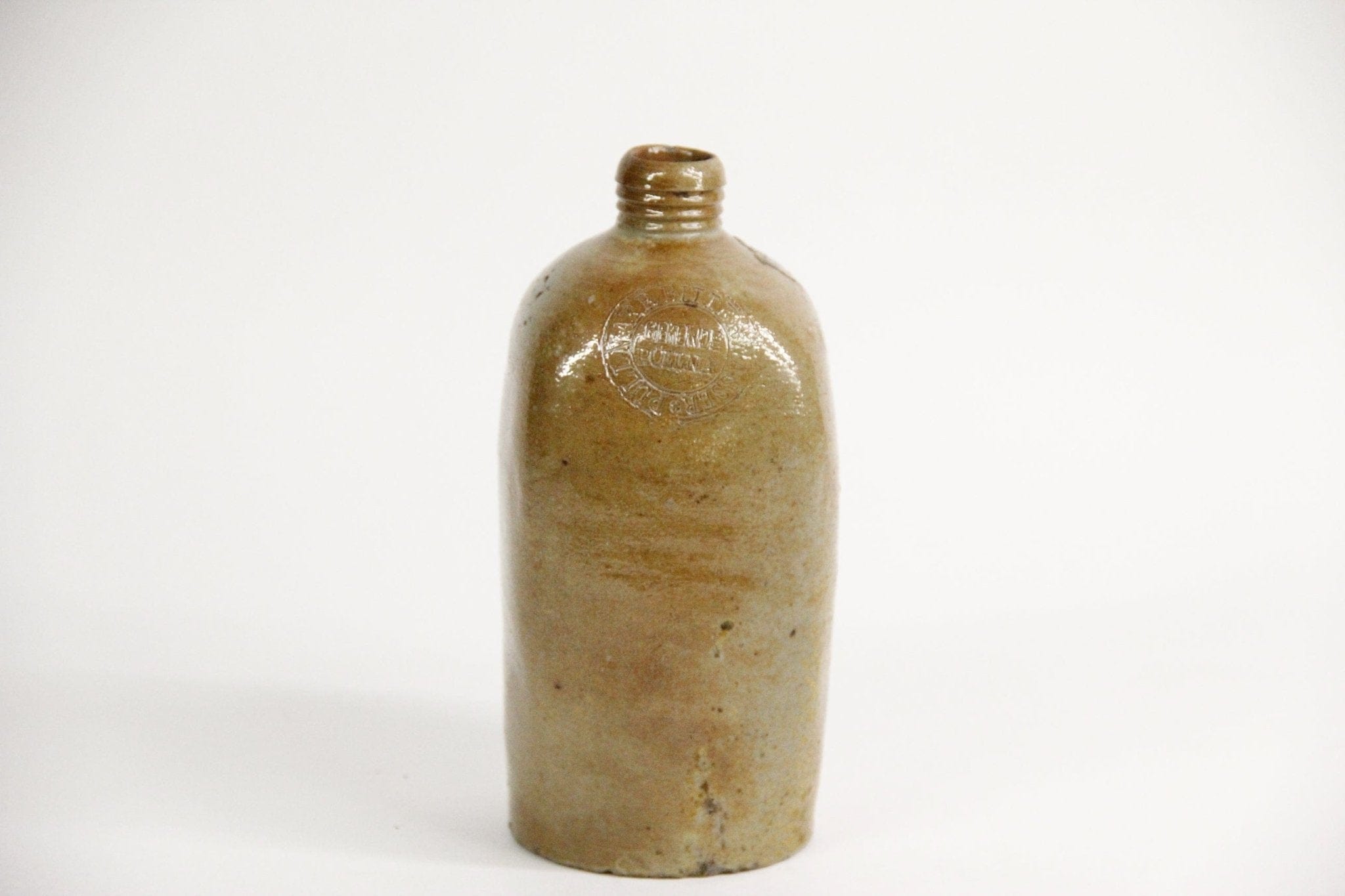 Vintage Stoneware Bottle | 1800s German - Debra Hall Lifestyle