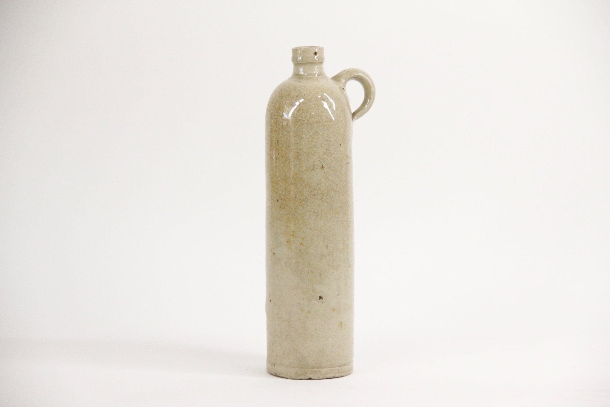 Vintage Stoneware Bottle | France - Debra Hall Lifestyle